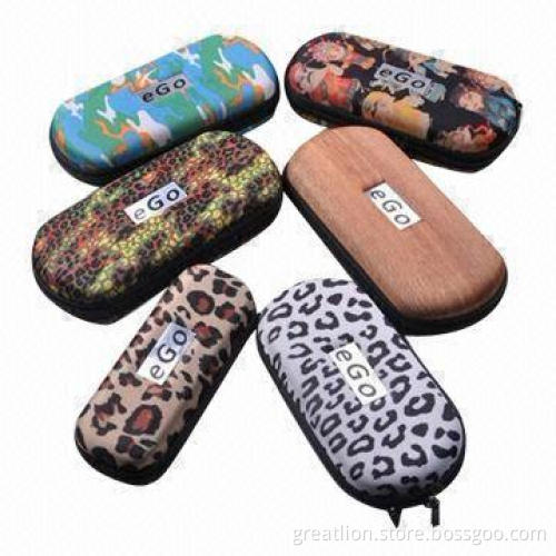 Hottest Sale eGo E-cigarette Cases with Leopard Grain, OEM Orders Welcomed
